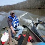 Bryan Bringing in Canoe